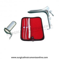 Hegar uterine dilator 3 pieces set,3-4, 5-6, 17-18, grave large, collin large
